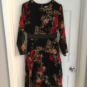 Flowy floral dress